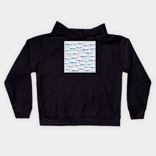 Ocean Drive Pattern Design Kids Hoodie